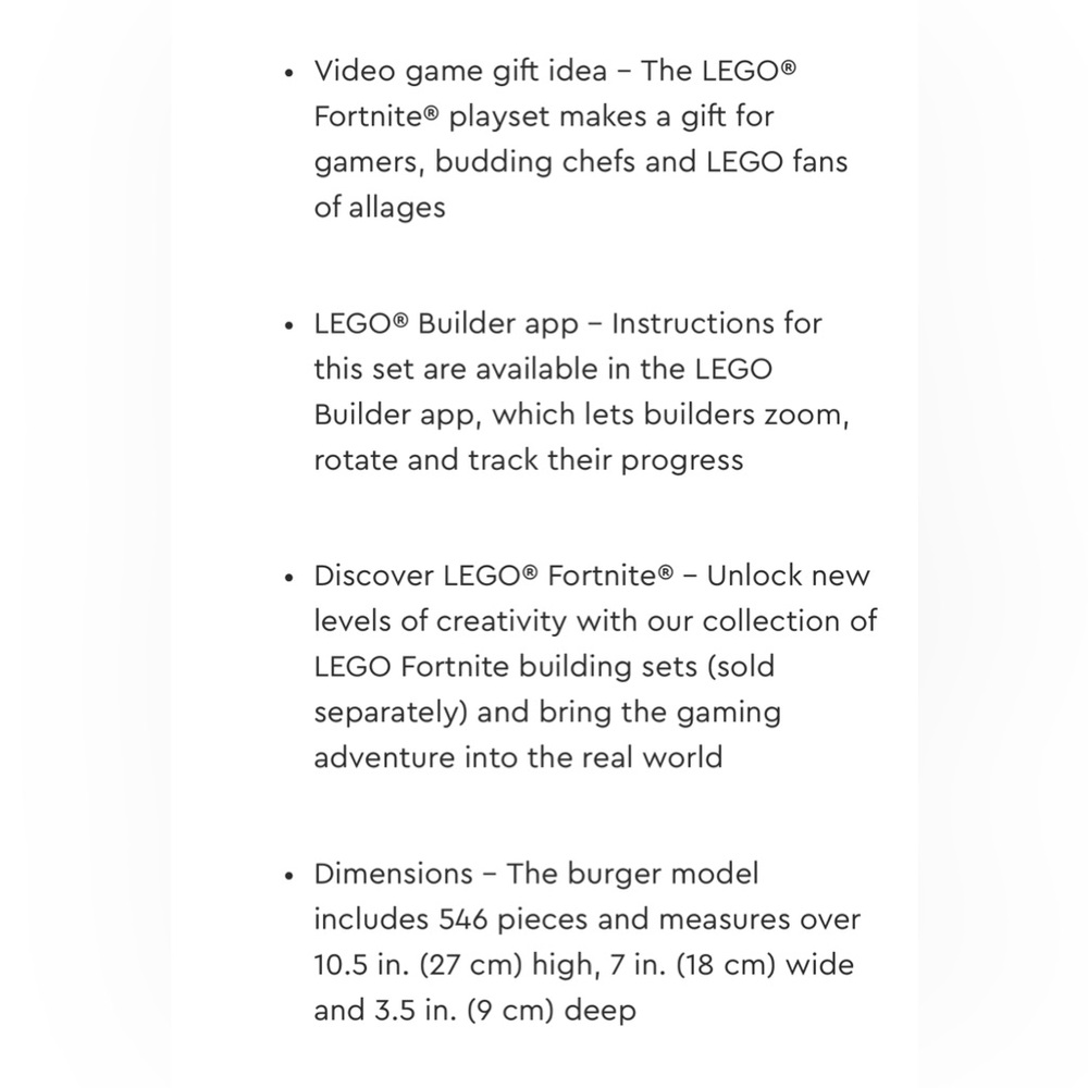 NIB Lego Fortnite Durrr Burger Restaurant - Picture 5 of 5